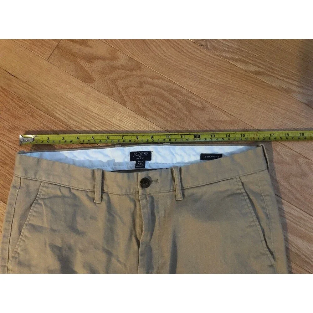 Re-Imagined by J. Crew Flex Men's Pants 32 x 30 Straight‎ Khaki Chino